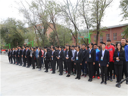 商学教学部第六届“青春三走·炫篮风暴”迎新杯篮球赛开幕